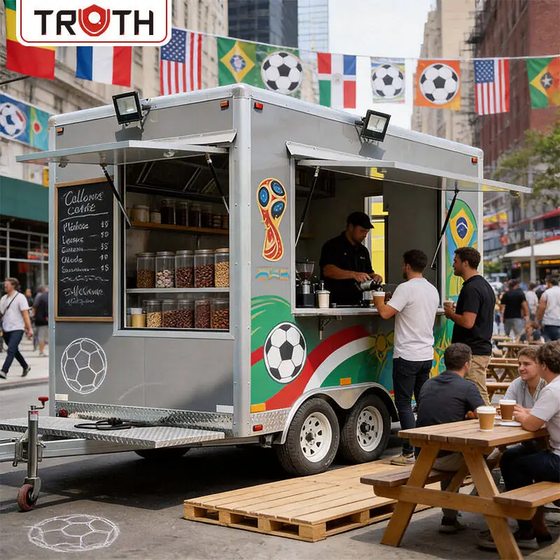 Coffee Food Trailer with Full Kitchen