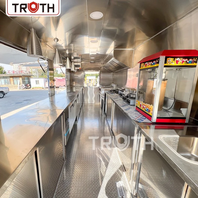Mobile Fully Equipped Ice Cream Food Trailer