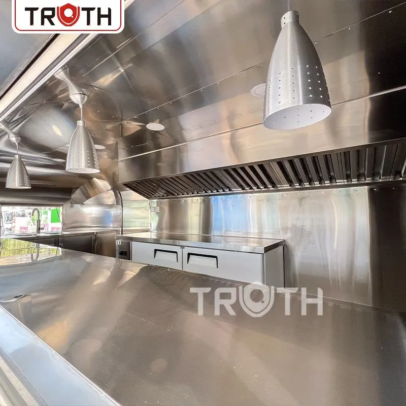 Food Vending Cart Bbq Restaurant Food Truck