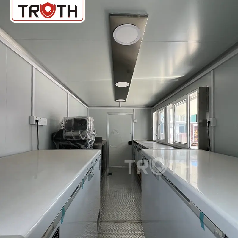 Square Hot Dog Food Truck Trailer For Sale
