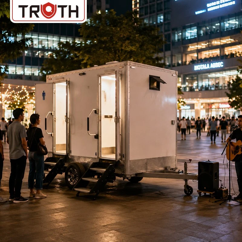 ポータブル洗面所移動式トイレトレーラー